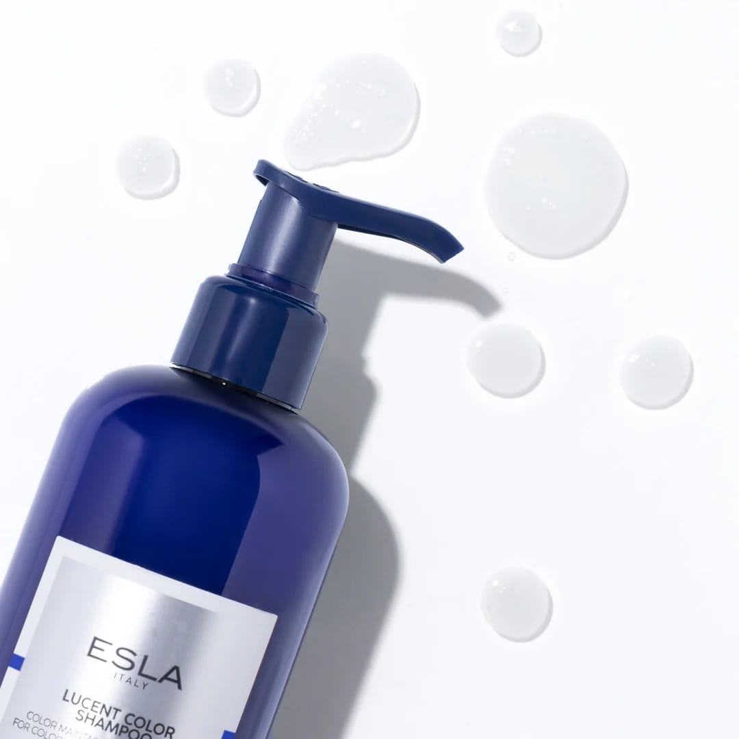 ESLA Szampon Lucent Color Shampoo, Nawilżający szampon do włosów koloryzowanych, pojemności